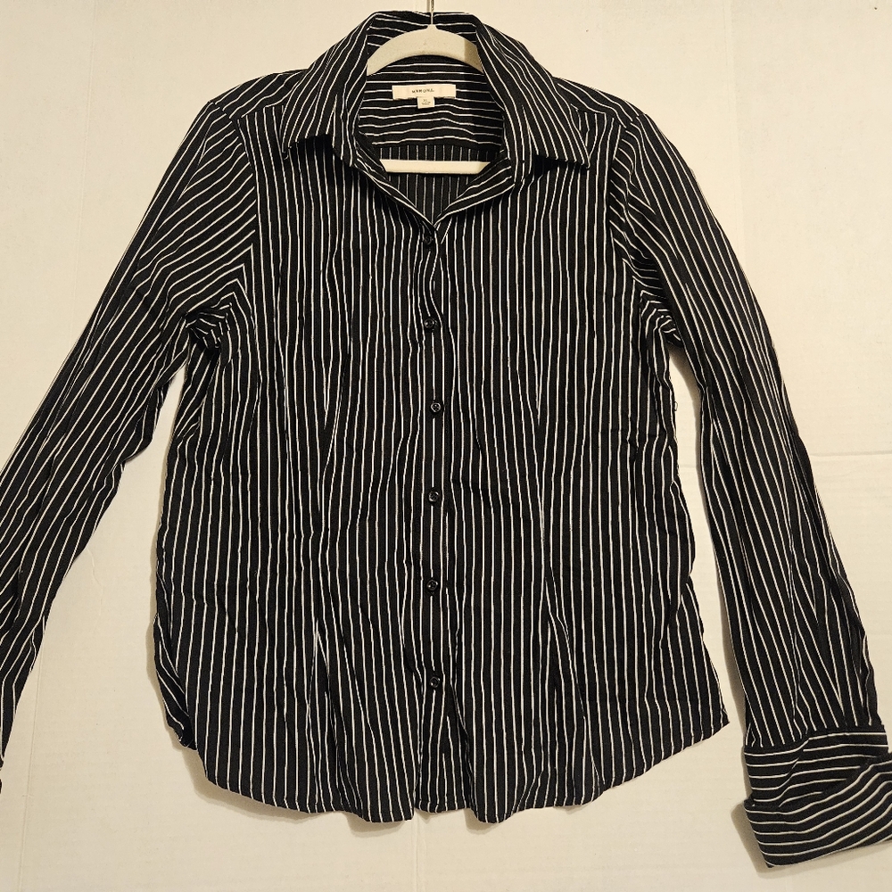 Women's Black & White Stripped Blouse
